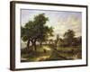 A Farmstead by a River-Patrick Nasmyth-Framed Giclee Print