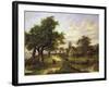 A Farmstead by a River-Patrick Nasmyth-Framed Giclee Print