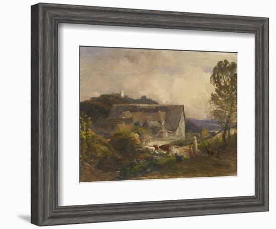 A Farmyard at Princes Risborough, 19th Century-Samuel Palmer-Framed Giclee Print