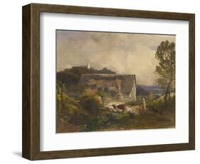 A Farmyard at Princes Risborough, 19th Century-Samuel Palmer-Framed Giclee Print