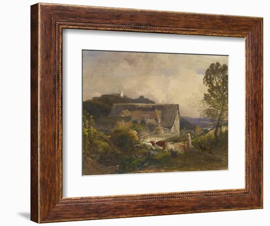 A Farmyard at Princes Risborough, 19th Century-Samuel Palmer-Framed Giclee Print