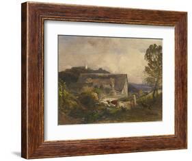 A Farmyard at Princes Risborough, 19th Century-Samuel Palmer-Framed Giclee Print