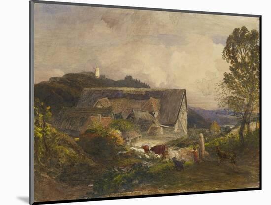 A Farmyard at Princes Risborough, 19th Century-Samuel Palmer-Mounted Giclee Print