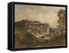 A Farmyard at Princes Risborough, 19th Century-Samuel Palmer-Framed Stretched Canvas