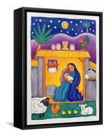 A Farmyard Nativity, 1996-Cathy Baxter-Framed Stretched Canvas