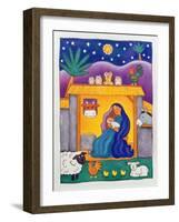 A Farmyard Nativity, 1996-Cathy Baxter-Framed Giclee Print