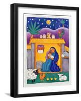 A Farmyard Nativity, 1996-Cathy Baxter-Framed Giclee Print