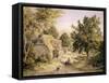 A Farmyard Near Princes Risborough, 1845/6-Samuel Palmer-Framed Stretched Canvas