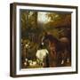 A Farmyard Scene-John Frederick Herring II-Framed Giclee Print