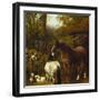 A Farmyard Scene-John Frederick Herring II-Framed Giclee Print