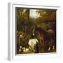 A Farmyard Scene-John Frederick Herring II-Framed Giclee Print