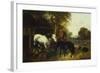 A Farmyard Scene-John Frederick Herring Jnr-Framed Giclee Print