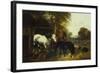 A Farmyard Scene-John Frederick Herring Jnr-Framed Giclee Print