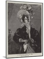 A Fashionable Beauty of 1837-Alfred-edward Chalon-Mounted Giclee Print