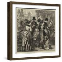 A Fashionable Charity Bazaar-Arthur Hopkins-Framed Giclee Print