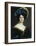 A Fashionable Lady-null-Framed Giclee Print