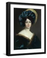 A Fashionable Lady-null-Framed Giclee Print