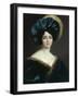 A Fashionable Lady-null-Framed Giclee Print