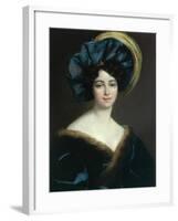 A Fashionable Lady-null-Framed Giclee Print