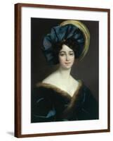 A Fashionable Lady-null-Framed Giclee Print