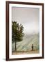 A Father And Daughter Take In The Beauty In The Nepal Mountains-Lindsay Daniels-Framed Photographic Print