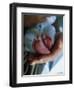 A Father Holding His Baby's Feet-Mitch Diamond-Framed Photographic Print