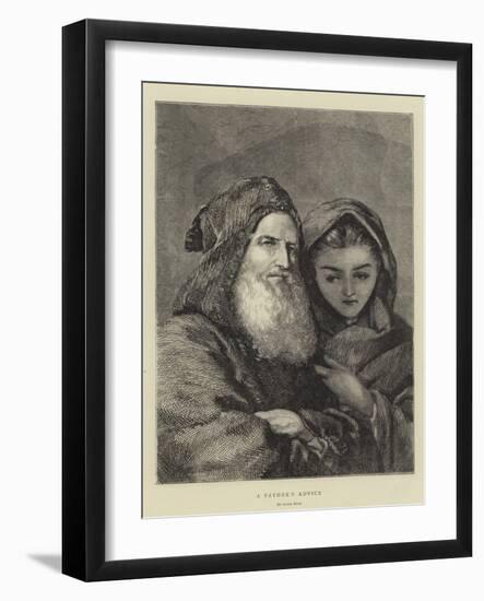 A Father's Advice-Guido Bach-Framed Giclee Print