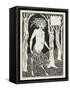 A Faun-Aubrey Beardsley-Framed Stretched Canvas