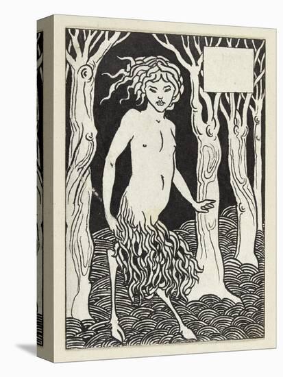 A Faun-Aubrey Beardsley-Stretched Canvas