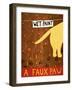 A Faux Paw Yellow-Stephen Huneck-Framed Giclee Print