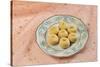 A Favorite Indian Sweet - Milk Pedha-satel-Stretched Canvas