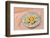 A Favorite Indian Sweet - Milk Pedha-satel-Framed Photographic Print