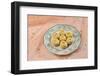 A Favorite Indian Sweet - Milk Pedha-satel-Framed Photographic Print