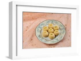 A Favorite Indian Sweet - Milk Pedha-satel-Framed Photographic Print