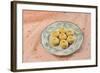 A Favorite Indian Sweet - Milk Pedha-satel-Framed Photographic Print