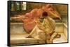 A Favorite Poet-Sir Lawrence Alma-Tadema-Framed Stretched Canvas