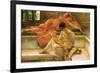 A Favorite Poet-Sir Lawrence Alma-Tadema-Framed Art Print