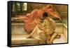 A Favorite Poet-Sir Lawrence Alma-Tadema-Framed Stretched Canvas