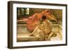 A Favorite Poet-Sir Lawrence Alma-Tadema-Framed Art Print