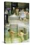 A Favorite Tradition-Sir Lawrence Alma-Tadema-Stretched Canvas