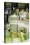 A Favorite Tradition-Sir Lawrence Alma-Tadema-Stretched Canvas