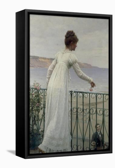 A Favour, 1898-Edmund Blair Leighton-Framed Stretched Canvas