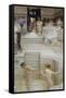 A Favourite Custom-Sir Lawrence Alma-Tadema-Framed Stretched Canvas