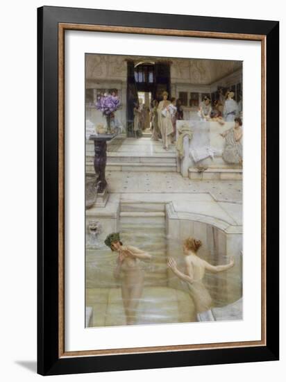 A Favourite Custom-Sir Lawrence Alma-Tadema-Framed Giclee Print