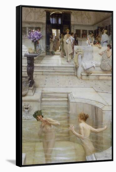 A Favourite Custom-Sir Lawrence Alma-Tadema-Framed Stretched Canvas