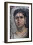 A Fayum Portrait of Aline, also known as Ténos, 1st Century-null-Framed Giclee Print