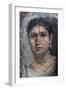 A Fayum Portrait of Aline, also known as Ténos, 1st Century-null-Framed Giclee Print