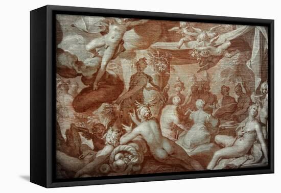 A Feast of the Gods, 1598-Abraham Bloemaert-Framed Stretched Canvas