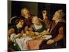 A Feast-Jan Gerritsz. van Bronckhorst-Mounted Giclee Print