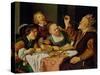 A Feast-Jan Gerritsz. van Bronckhorst-Stretched Canvas